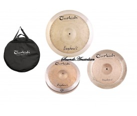 Turkish Cymbals Euphonic Set (14"Hihat,16"Crash,20"Ride )  