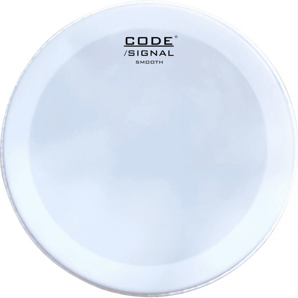 Code 22” Signal Smooth White Batter Bas Davul Derisi