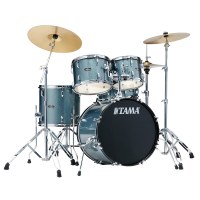 TAMA ST50H6C-SEM Stagestar Sea Blue Mist 5 Parça (20B/10T/12T/14F/14S) Aksamlı ve Zilli Akustik Davul Seti