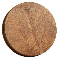 REMO MO-2514-SN-0014 - Mondo™ Skyndeep® Goat Stripe Brown Graphic 14" Djembe Derisi