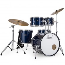 PEARL RS505BC/C743 Roadshow Royal Blue Metallic 5 Parça (20B/10T/12T/14F/14S) Aksamlı ve Zilli Akustik Davul Seti