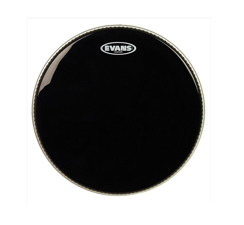 Evans TT12RBG 12" Resonant Siyah Clear Tom Alt Derisi