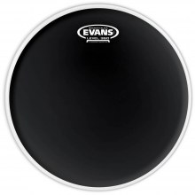 Evans Deri 20" Resonant Siyah Clear Kick Ön Deliksiz Tek Kat (7 Mil)