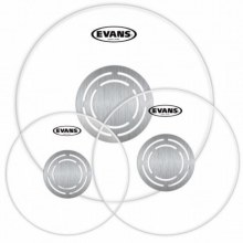 Evans ETP-PC1CLR-F 3'lü Power Center Fushion Clear Tom Deri Seti