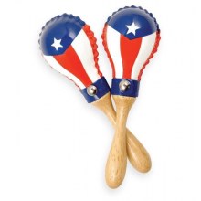 LATIN PERCUSSION LP285-PR - Mini Rawhide Maracas (Çift)