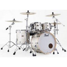 PEARL STS904XP/C405 - Session Studio Select Nicotine White Marine Pearl 4 Parça (20B/10T/12T/14F) Akustik Davul Seti