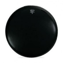 REMO P3-1020-ES-DM Powerstroke P3 Ebony 5" Black Dynamo Delikli 20" Bas Davul Derisi
