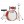 TAMA LJK28H4-CPM Club-JAM Mini Candy Apple Mist 2 Parça (18B/12T) Aksamlı Akustik Davul Seti