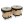 LATIN PERCUSSION LPA601-AW 6.75" & 8" Aspire Serisi Bongo - B Stock