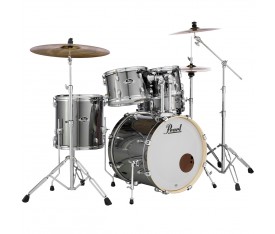 PEARL EXX705NBR/C21 Export EXX Smokey Chrome 5 Parça (20B/10T/12T/14F/14S) HWP-830 Aksam Paketli ve Sabian SBR Zil Setli Akustik Davul Seti