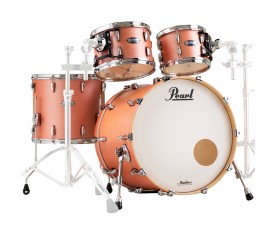 PEARL MCT924XEP/C838 Masters Maple Complete Satin Sakura Coral 4 Parça (22B/10T/12T/16F) Akustik Davul Seti