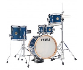TAMA LJK44H4-ISP Club-JAM Flyer Indigo Sparkle 4 Parça (14B/8T/10F/10S) Aksamlı Akustik Davul Seti