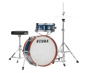 TAMA LJK28H4-ISP Club-JAM Mini Indigo Sparkle 2 Parça (18B/12T) Aksamlı Akustik Davul Seti