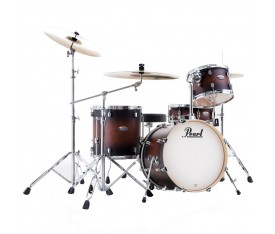 PEARL DMP984/C260 - Decade Maple Satin Brown Burst 4 Parça (18B/12T/14F/14S) Aksamlı Akustik Davul Seti