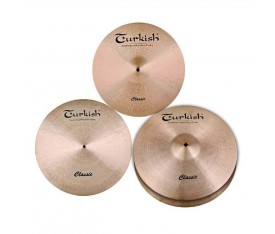 Turkish Cymbals Classic Set (14"Hihat,16"Crash,20"Ride ) 