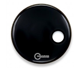 Aquarian RSM20BK Regulator 20" Resonant Siyah Ön Kick Derisi