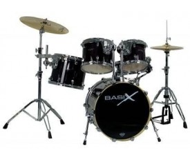 Basix F800.733 Black Shadow Akustik Davul Seti