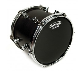 Evans Deri 12" Onyx2 Tom Ve Trampet Kumlu Siyah Çift Kat (15 Mil)