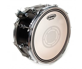 Evans Deri 14" Ecsrd Trampet Kumlu Frosted Ringli-Alttan Dotlu Çift Kat (17 Mil)
