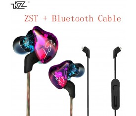 KZ ZST Pro Dual Driver HiFi Kulak İçi Kulaklık + Bluetooth Kablo