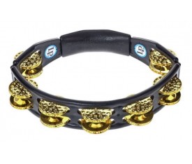 LATIN PERCUSSION LP174 - LP® Cyclops 2-Sıra 7-Çift Çekiçlenmiş Pirinç Zilli Derisiz Tef