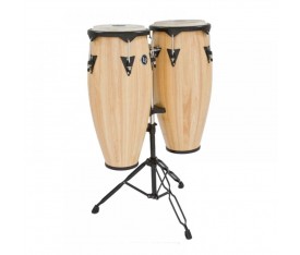 LATIN PERCUSSION LP646NY-AW - LP® City 10" & 11" Sehpalı Ağaç Conga Set