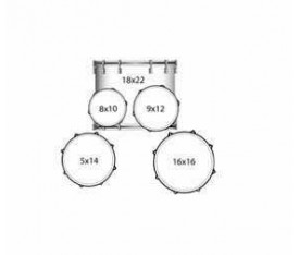 Ludwig LCB522FXSD Element Drive Birch Akustik Davul seti