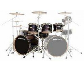 Ludwig LCEP22FXTB BATERİ EPIC FUNK TRANSPARENT BLACK  (6 PC)