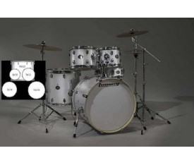 Ludwig LCF52G028 Element Drive (5 Parça) Davul ve Zil seti
