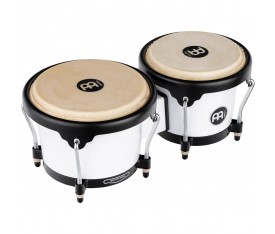 Meinl Journey Series 6 1/2" Macho & 7 1/2" Hembra Molded ABS Bongo (Bright White) 1/2+ 7 1/2 Hb50wh