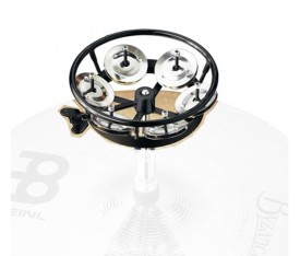 Meinl THH1BK Percussion Screw Hihat Tamburin (Siyah)