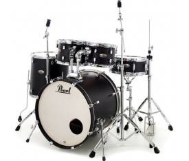 PEARL DMP905/C227 - Decade Maple Satin Slate Black 5 Parça (20B/10T/12T/14F/14S) Aksamlı Akustik Davul Seti