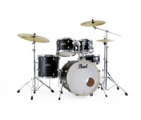 PEARL EXX705NBR/C761 - Export EXX Limited Edition Satin Shadow Black 5 Parça (20B/10T/12T14F/14S) Aksamlı Akustik Davul Seti