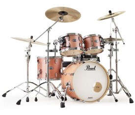 PEARL MCT925XEP/C838 - Masters Maple Complete Satin Sakura Coral 5 Parça (22B/10T/12T/14F/16F) Akustik Davul Seti