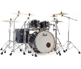 PEARL MMG924XSP/C421 - Masters Maple Gum Black Diamond Pearl 4 Parça (22B/10T/12T/16F) Akustik Davul Seti