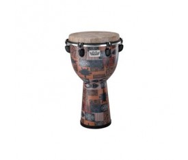 REMO APEX DESIGNER SERIES DJEMBE ORANGE KINTE 12 x 22 inç