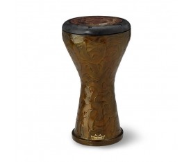 REMO DK-3008-4M-SC016 Darbuka Ergo-Soloist Internal Counterhoop Şeffaf Tone Yellow Mist 8" Deri METALIZED Yellow
