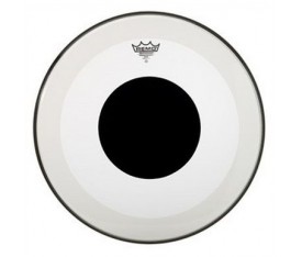 REMO P3-1326-10- Powerstroke® P3 Şeffaf Top Black Dot™ 26" Bas Davul Derisi