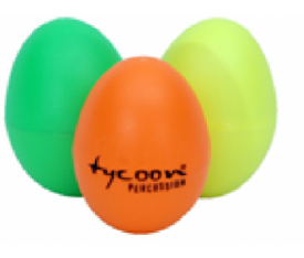Tycoon Plastik Yumurta Shaker MV-TES (3lü Paket)