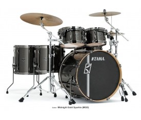 TAMA MK62HZBNS-MGD - Superstar Hyper-Drive Midnight Gold Sparkle 6 Parça (22B/10T/12T/14F/16F/14S) Akustik Davul Seti