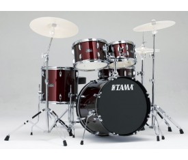 TAMA SG50H6-WR – Stagestar Wine Red 5 Parça (20B/10T/12T/14F/14S) Aksamlı Akustik Davul Seti