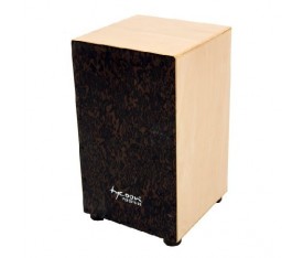 Tycoon 29 Series Siam Oak Cajon With Black Makah-Burl Front Plate