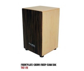 Tycoon Cajon TKE-29 Ebony Frontplate / Siam Oak