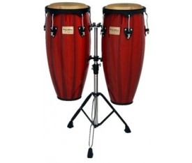 Tycoon Conga TC-91-BHPR-D Artist Series Hand-Painted 10 inç+11 inç Red