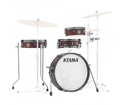 TAMA LJK48PBN-BWW Limited Club-JAM Pancake Burgundy Walnut Wrap 4 Parça (18B/10T/13F/12S) Akustik Davul Seti