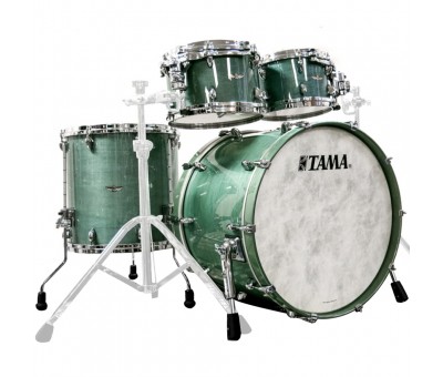 TAMA TW42RZS-SBU STAR Walnut Smoky Blue Mist 4 Parça (22B/10T/12T/16F) Akustik Davul Seti