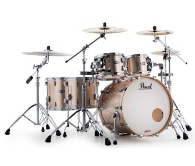 PEARL MCT925XEP/C427 Masters Maple Complete Champagne Sparkle 5 Parça Akustik Davul Seti