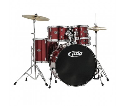 PDP Drums Centerstage 20" Akustik Davul (Ruby Sparkle)
