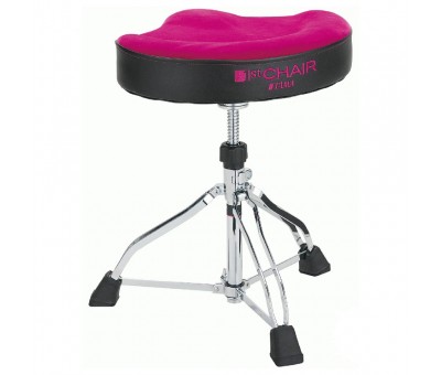 TAMA HT530PKCN - 1st Chair Glide Rider "Cloth-Top Pink" Davul Taburesi (Sınırlı Üretim)