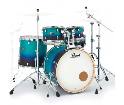 PEARL DMP925SD/C211 Decade Maple Azure Daybreak 5 Parça (22B/10T/12T/16F/14S) Aksamlı Akustik Davul Seti